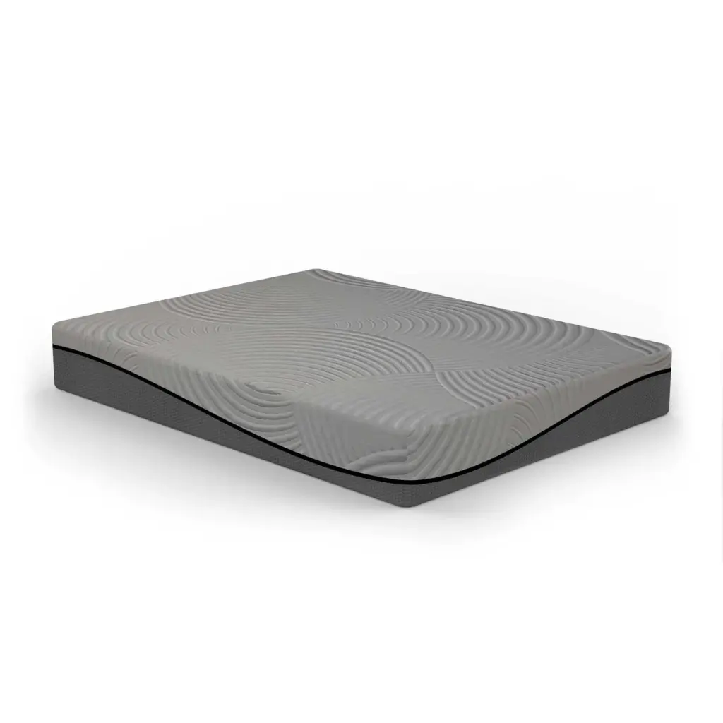 Gel Max 10 Inch King Size Grey Black Foam Mattress omne sleep