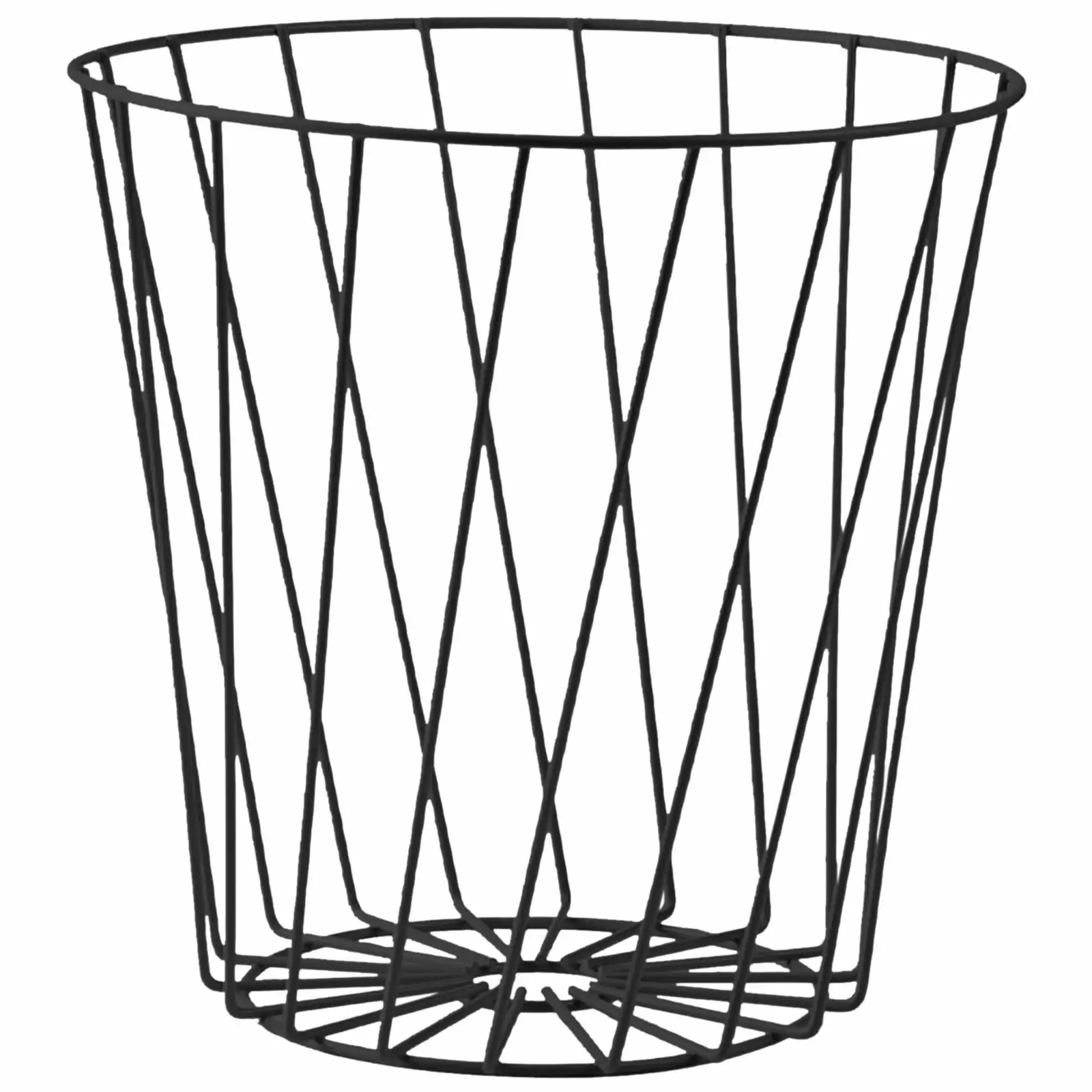 JOGZMZ Metal Meshround Garbage Can Trash Can Garbage Can Wastebinquireets Bathroom Bedroom Office Kitchen Small Space Livi...