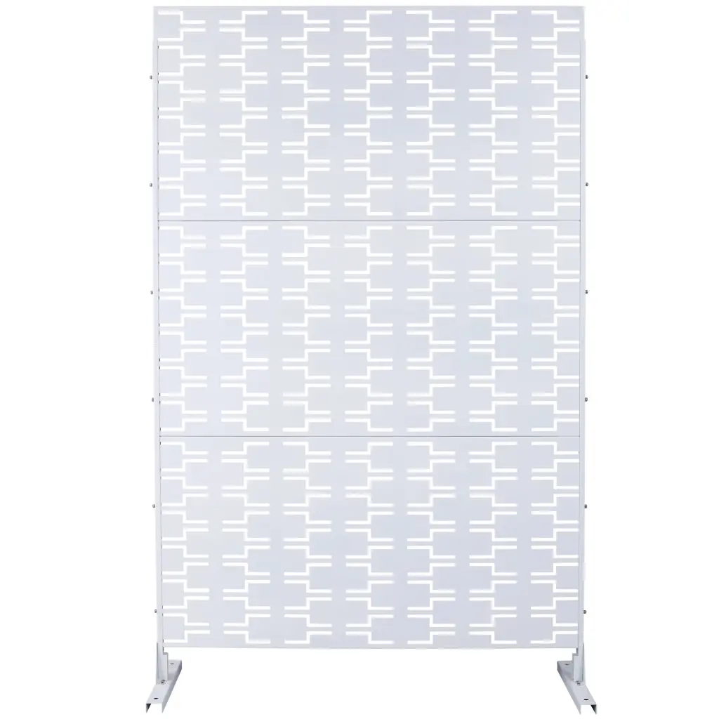 76 Inch H 48 Inch W Outdoor & Indoor Metal Privacy Screen g-h
