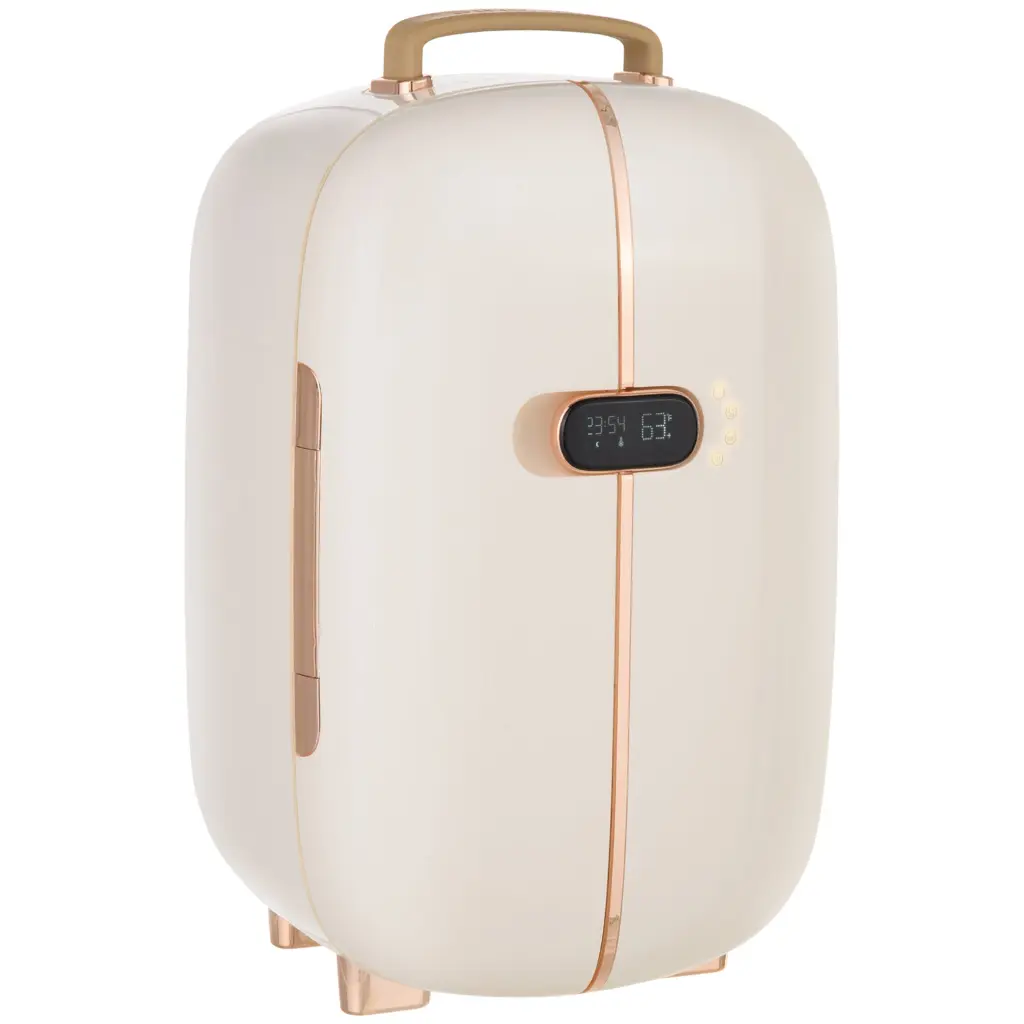 Homcom Travel Friendly Skincare Fridge LED Presentation 12L Mini Fridge aosom business
