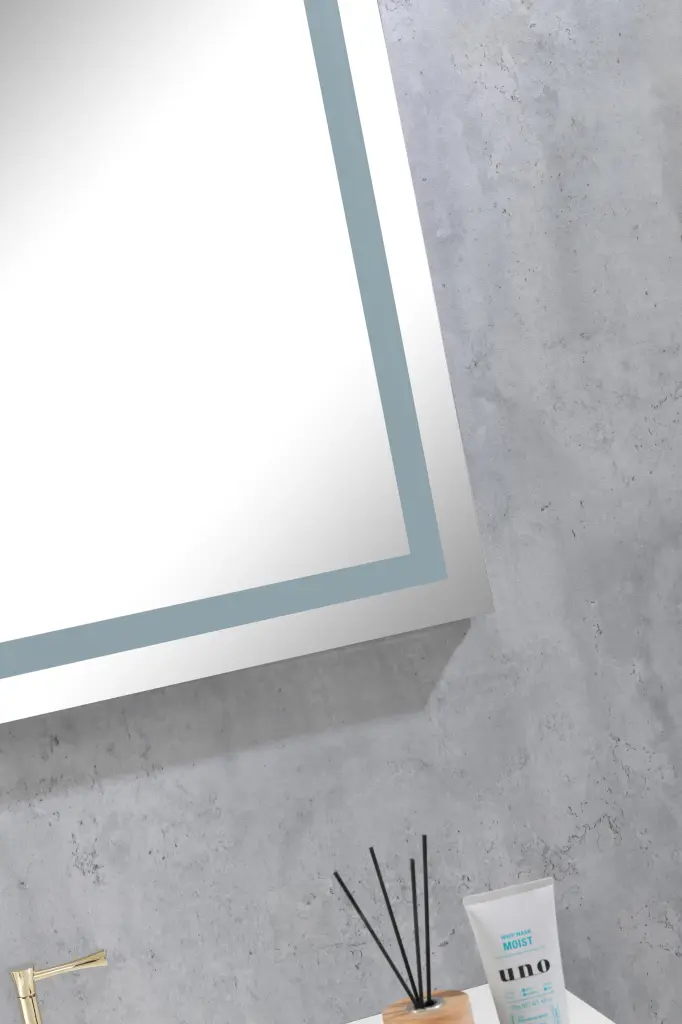 60 Inch Frameless LED Single Bathroom Vanity Mirror Polished Finish rnb
