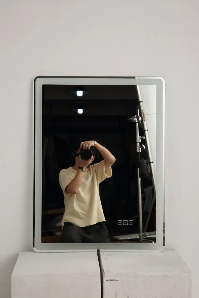 24x40 Inch LED Bathroom Mirror Vanity Mirror Front Lights Wall Mount w2071