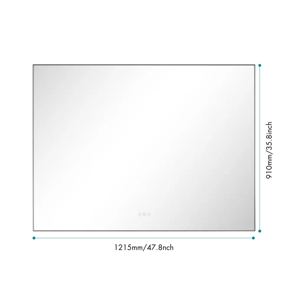 48 X 36 Inch LED Bathroom Vanity Mirror Back Light Wall Mounted w928 dongtu group