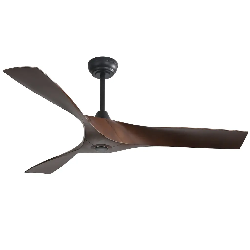 52 Inch Modern Ceiling Fan 3 ABS Blades Remote Control Reversible DC Motor