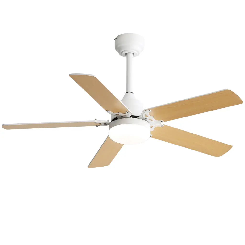 42 Inch Modern Ceiling Fan 3 Color Dimmable Light 5 Blades Remote Control