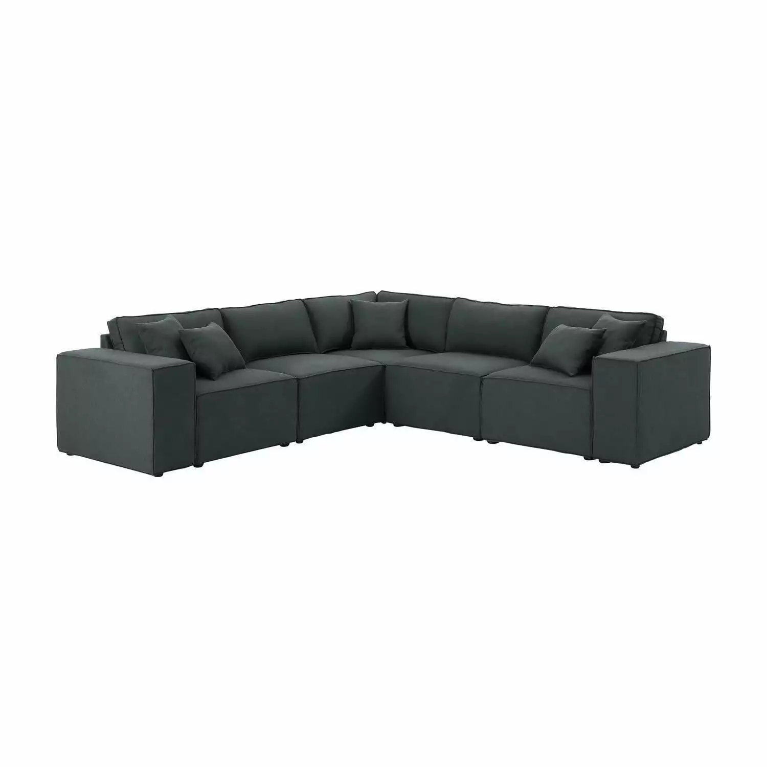 Homestock Suburban Soiree Modular Sectional Sofa - Versatile and Stylish Living Room Seating