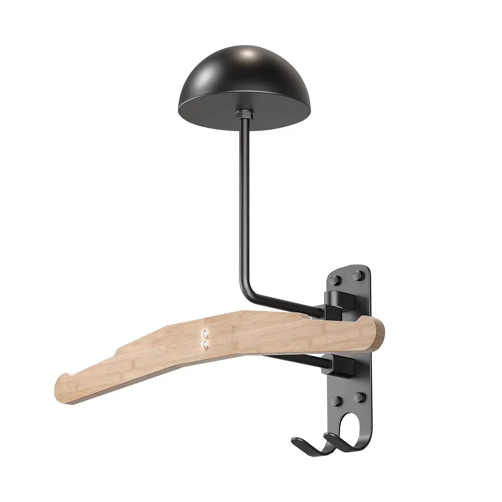 Postuois Wall-Mounted Motorcycle Helmet Storage Holder Coat Rack 180-Degree Rotation Strong Load-bearing Easy Installation...