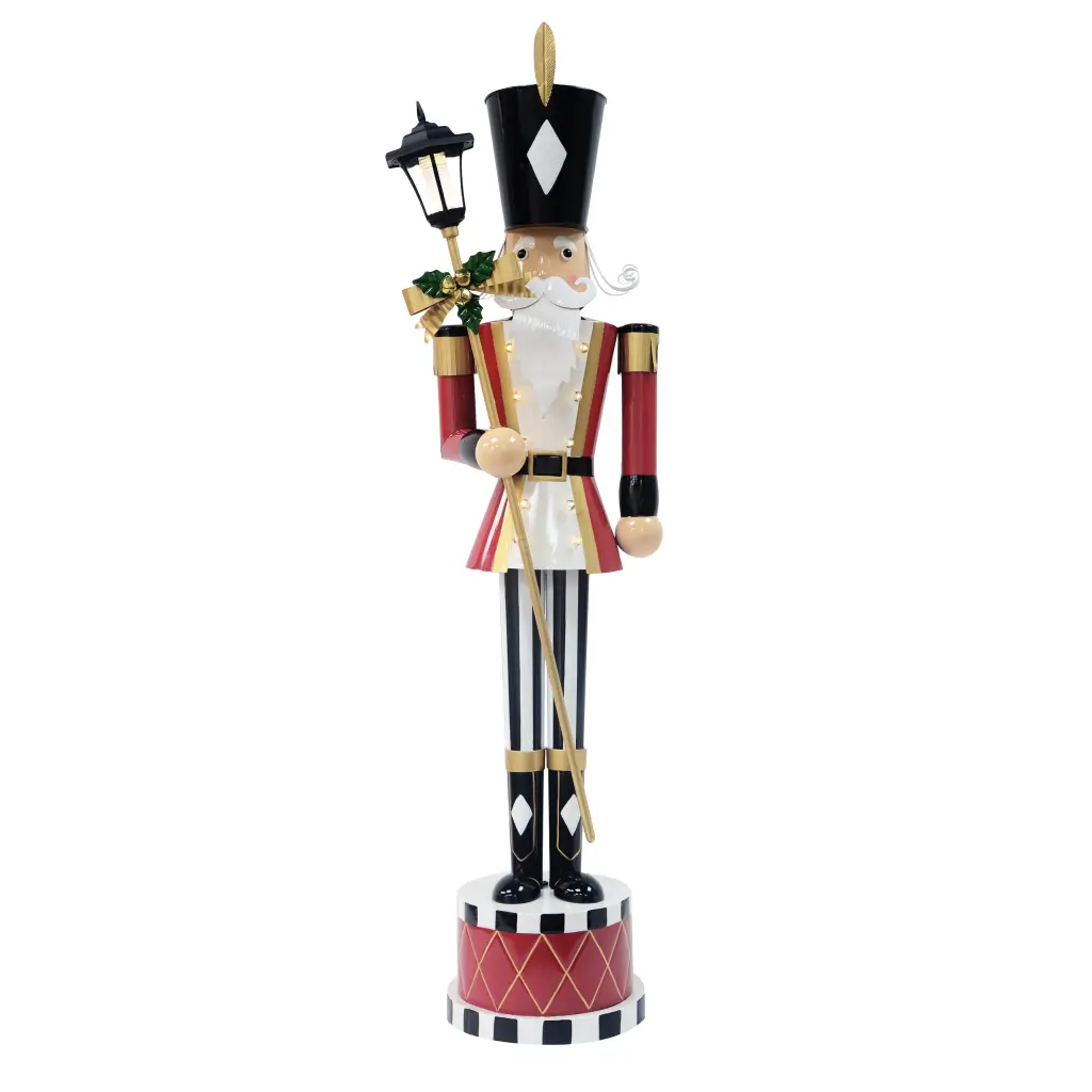Timeless Iron Nutcracker Holiday Decor Red Iron nh-comfortcove