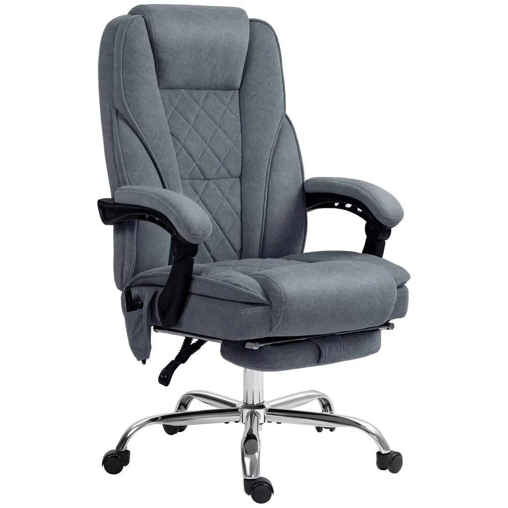 Vinsetto Massage Office Chair Foot Rest Executive Ergonomic aosom business