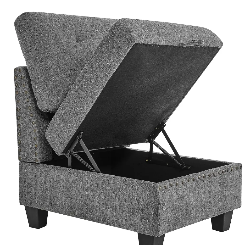 2400V S Gy Grey Foam 1 Seat Modern Office Chair chuangyuan smart home