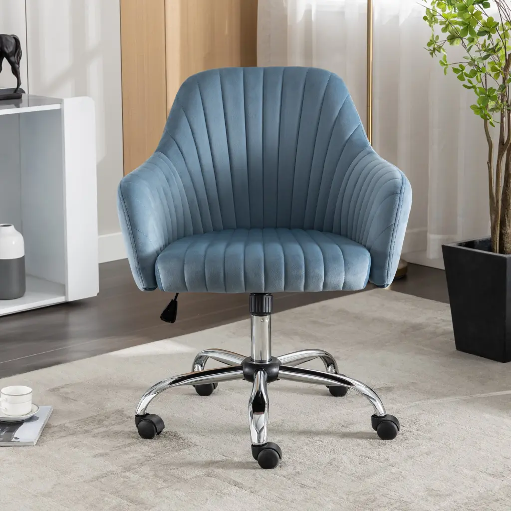 Accent Chair Modern Home Office Leisure Chair Adjustable Velvet vanbow chair