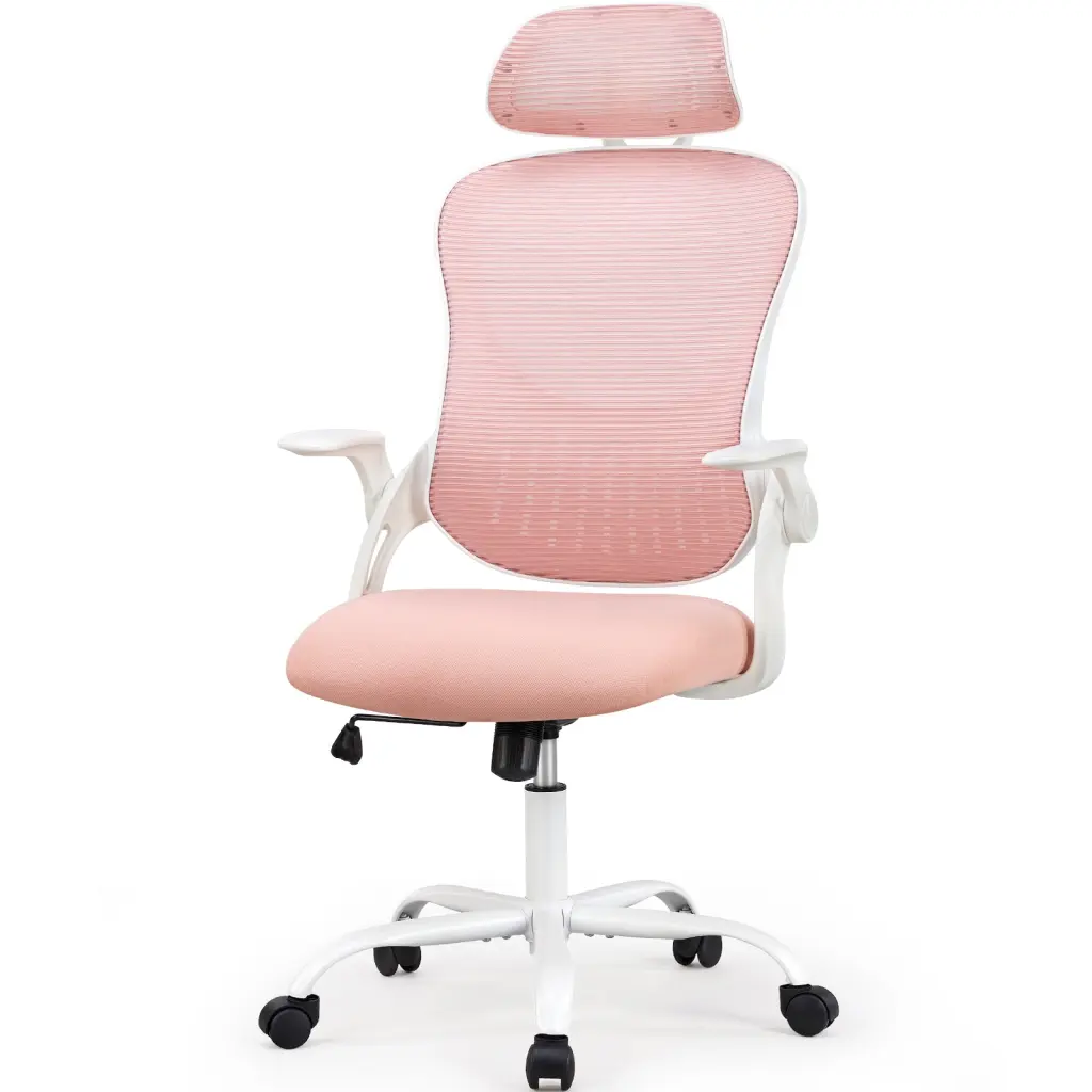 Office Chair Cozy Swivel Chair High Back Wheels Adjustable Ergonomic Desk Chair w2201