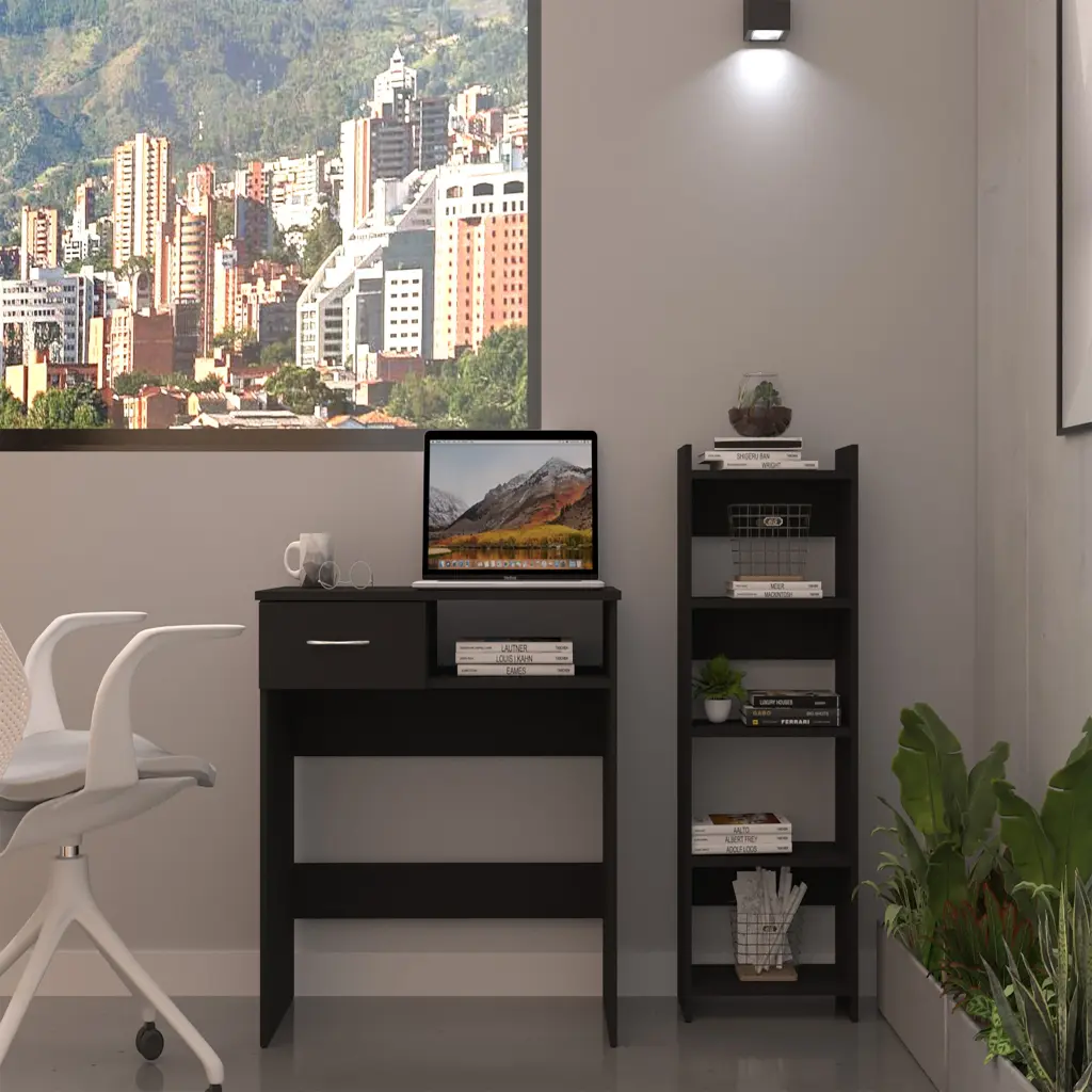Treia Home Office Set Two Parts Set Drawer Desktop Keyboard Tray rta mubles colombia