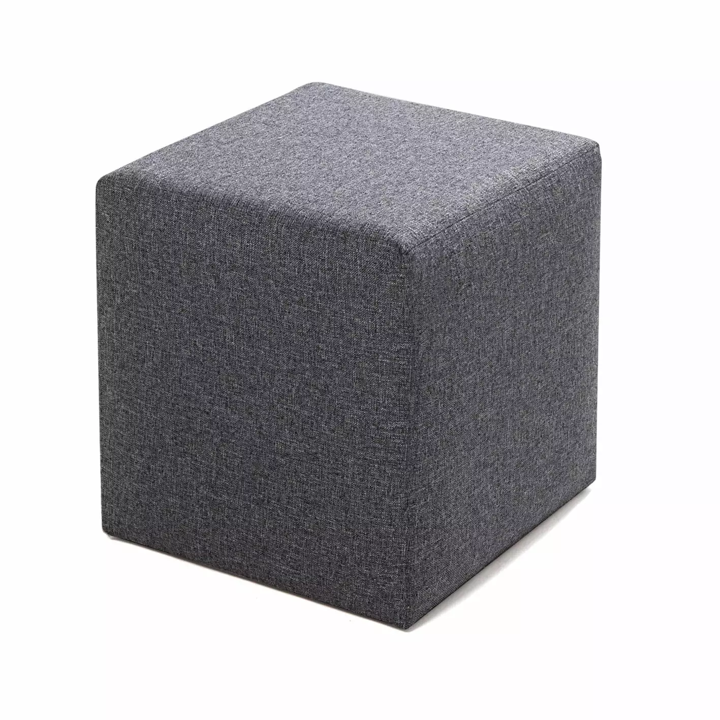 Balcab Home Grey Kare Puff Tuffet Ottoman Footstool