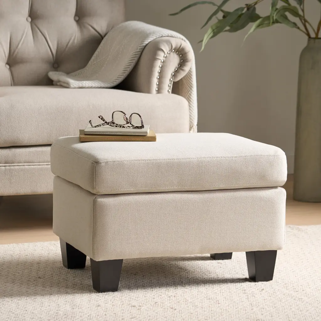 Springfield Ottoman Linen Fabric nh-an