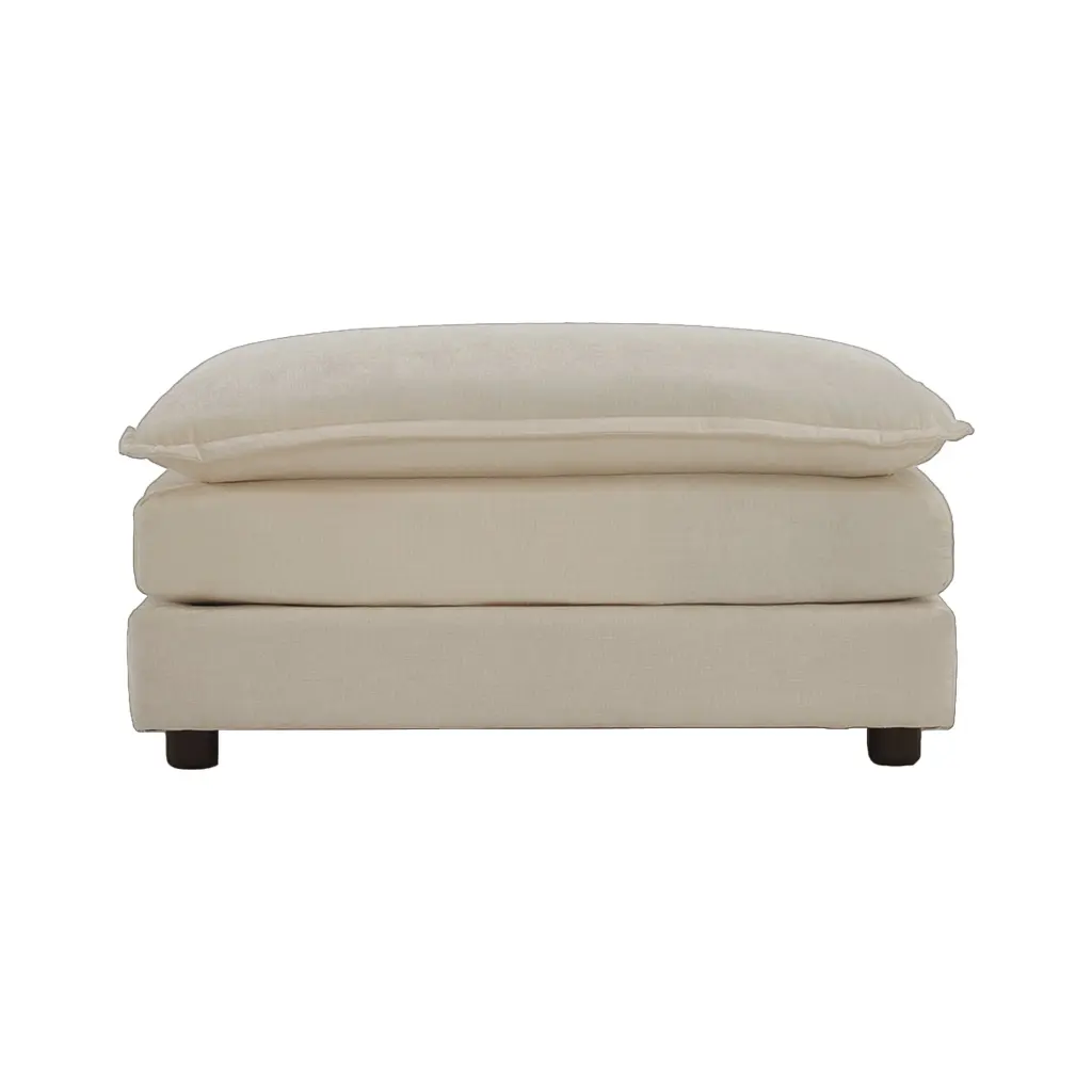 Chenille Fabric Ottomans Footrest 2 Seater and 3 Seater Sofas ui furniture