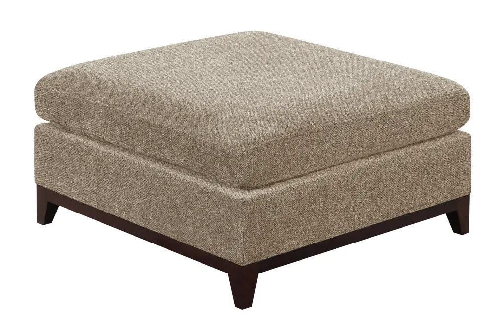 Modular Living Room Furniture Ottoman Camel Chenille Fabric 1Pc Cushion Footrest kanepe