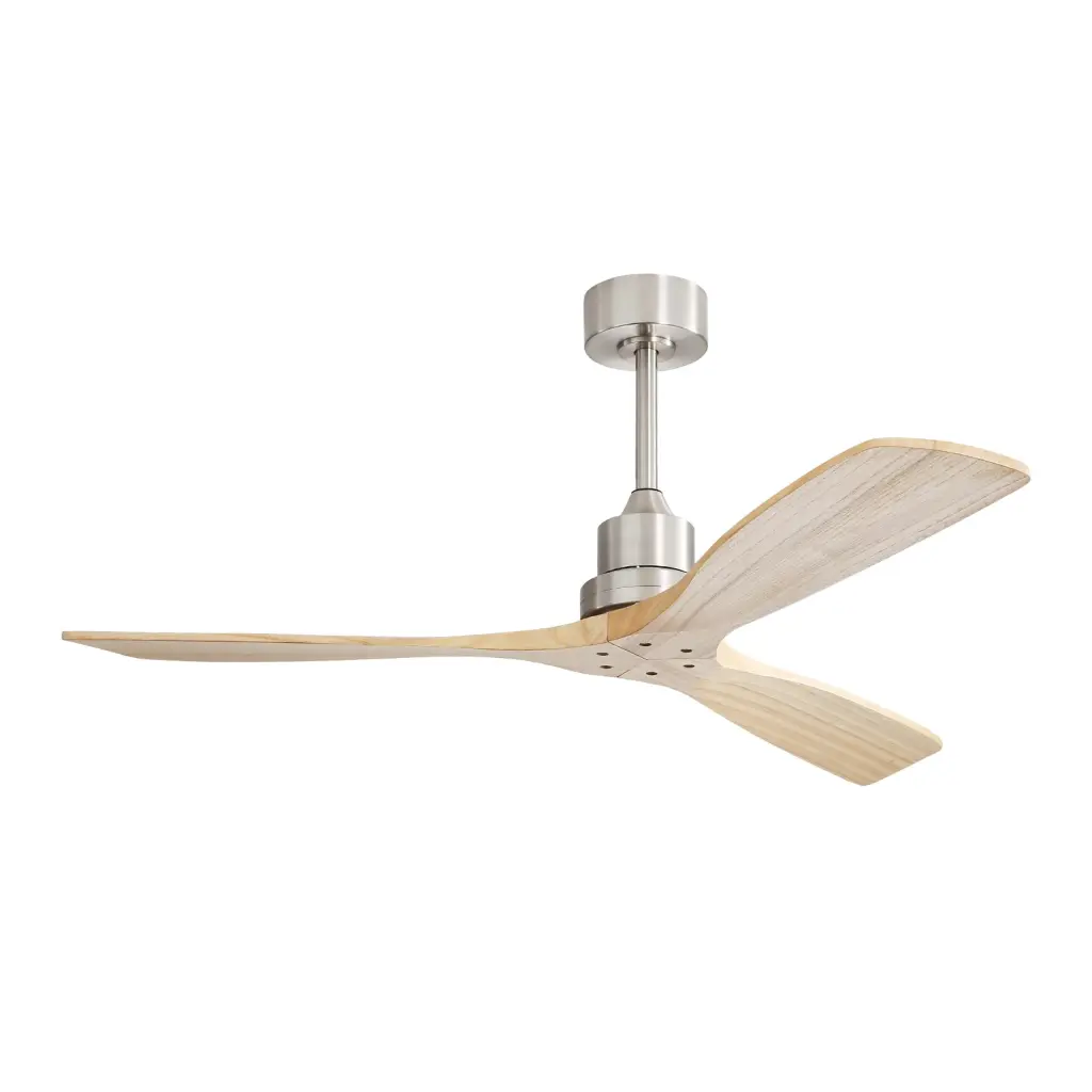 52 Inch Outdoor Farmhouse Ceiling Fan Remote Solid Wood Blades ceiling fan with light