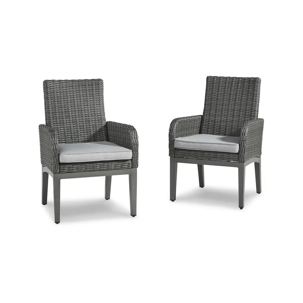 Asp 25 Inch Outdoor Armchair, Aluminum Frame, Gray Polyester Upholster royal hampton