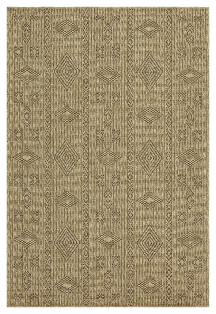 Earth Gc Ntl1002 Jute Mocha 5 Ft. 3 . X 7 Ft. 3 . Indoor Outdoor Rug icona home decor