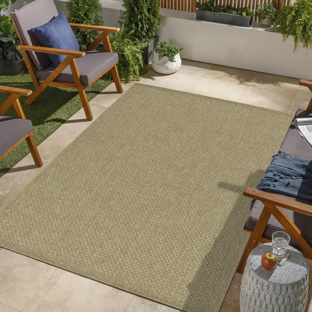 Earth Gc Ntl1004 Jute Rug - 7 Ft. 10 . X 10 Ft. 3 . Indoor Outdoor Natural Fiber icona home decor