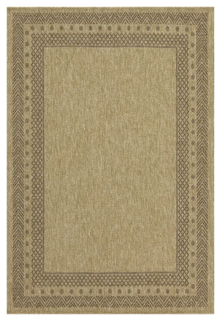 Earth GC NTL1007 Jute Mocha 5 Ft. 3 . X 7 Ft. 3 . Indoor Outdoor Area Rug icona home decor