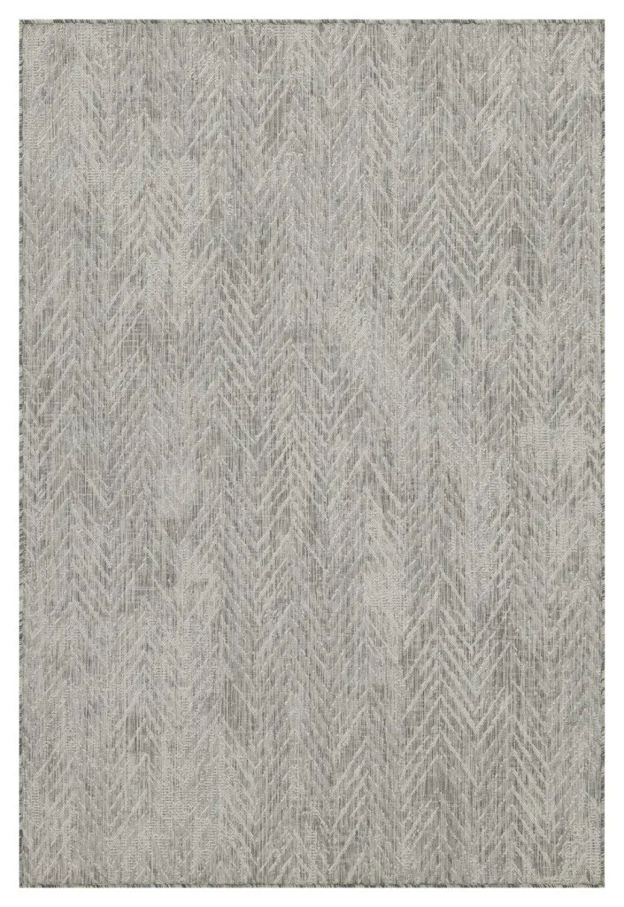 Sunshine GC Har2012 Silver 5 Ft. 3 . X 7 Ft. 3 . Indoor Outdoor Area Rug icona home decor