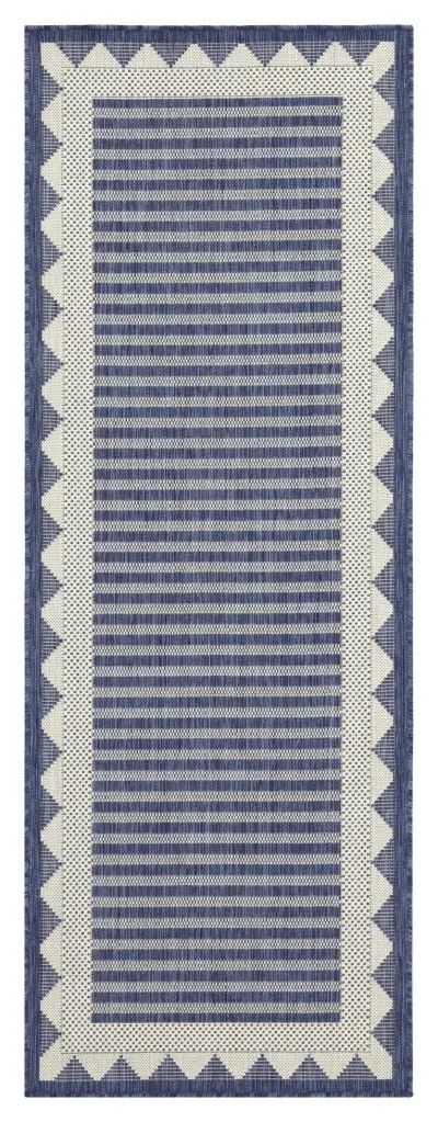 Sunshine Gc Har2013 Blue Area Rug - 2 Ft. 7 . X 7 Ft. 3 . Indoor Outdoor Rug icona home decor