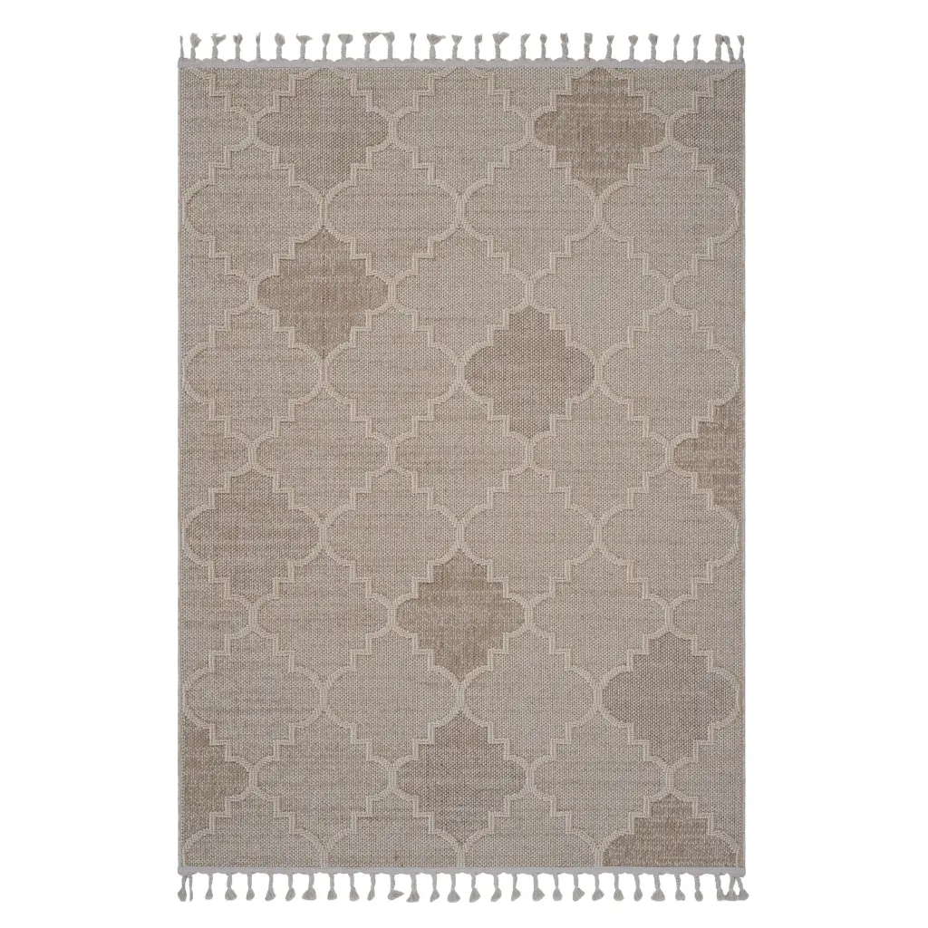 Naar Guros Gatherion 6X9 Cream Trellis Indoor Outdoor Area Rug Home naar rug