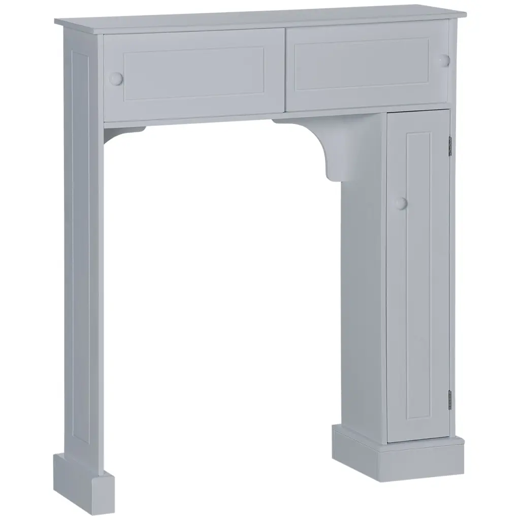 Kleankin Over Toilet Storage Cabinet Adjustable Shelves aosom business
