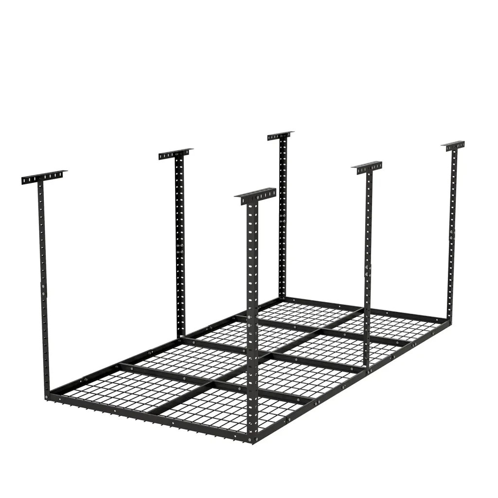 4X8Ft Overhead Garage Storage Rack, Adjustable Garage Storage Organizer - Space Saving Solution hortus oasis