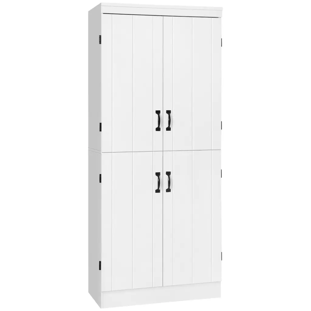 70 Inch Kitchen Pantry Tall Freestanding Storage Cabinet 6 Tier Shelving Organizing aosom business