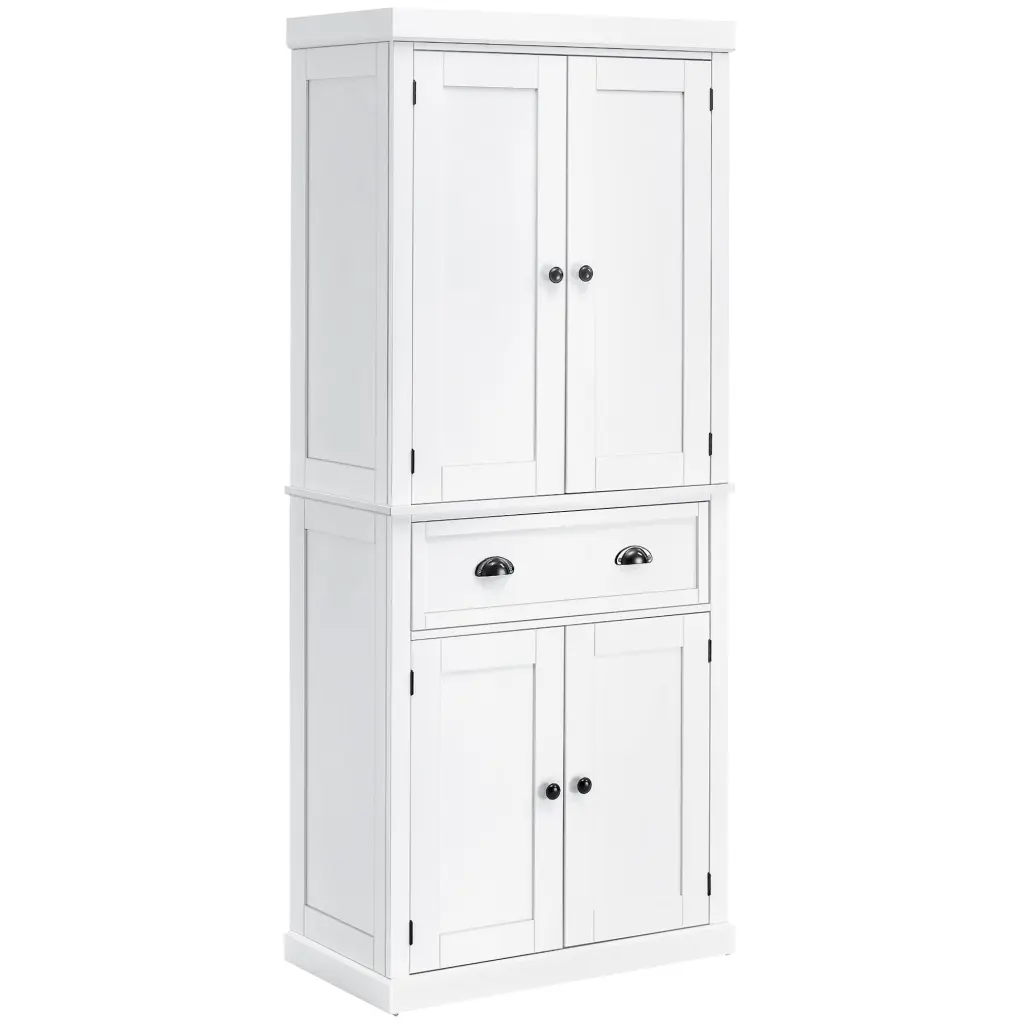 72 Inch Freestanding Kitchen Pantry Cabinet Tall Storage 2 Doors aosom business