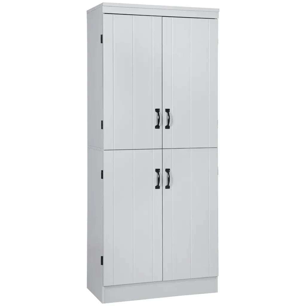 70 Inch Kitchen Pantry Tall Freestanding Storage Cabinet 6 Tier Shelving aosom business