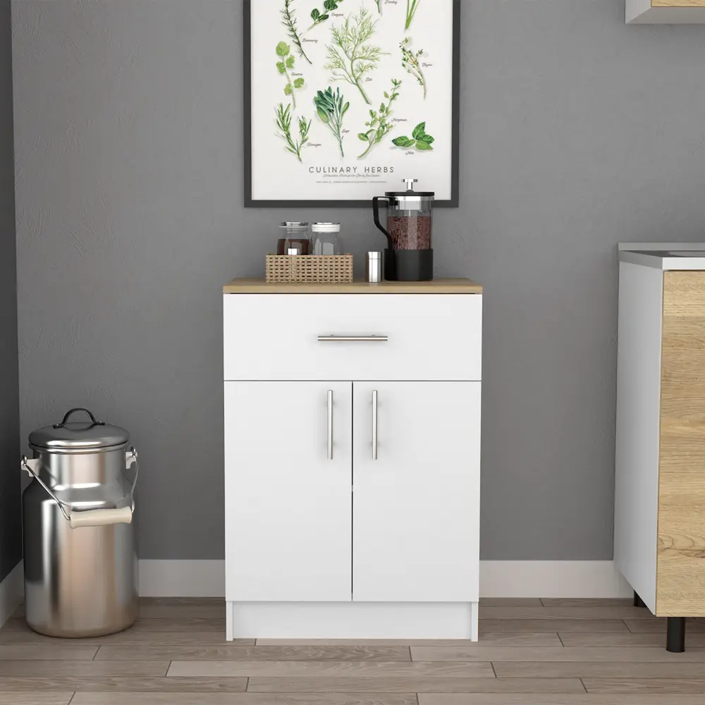 Pantry Arranger Cabinet 33 Inch H Drawer and Shelves depot e-shop