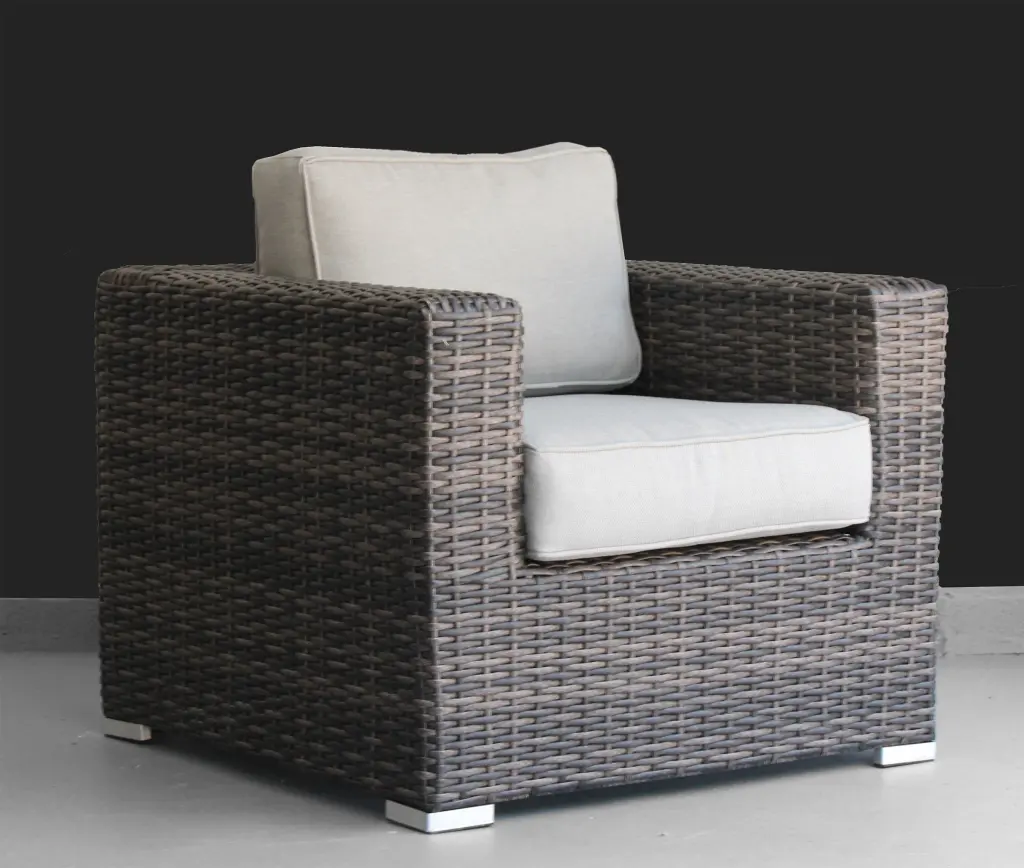 Rattan Wicker Fully Assembled 2 Person Seating Group Cushions Brown Outdoor Patio Furniture lsi patio furniture us local s...