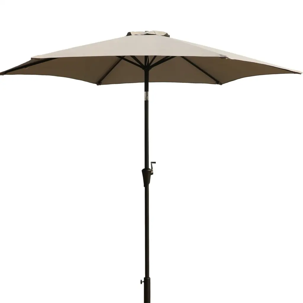 9 Foot Pole Umbrella Carry Bag Gray Polyester and Aluminum gathercraft