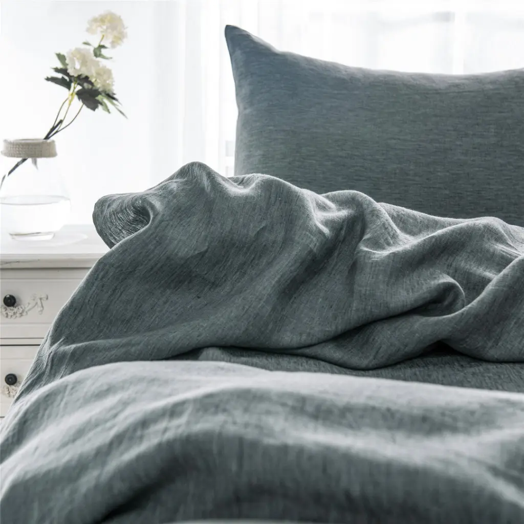 Quality Pillow Cases Set 2 Standard Size Bedroom or Guest Room real linen