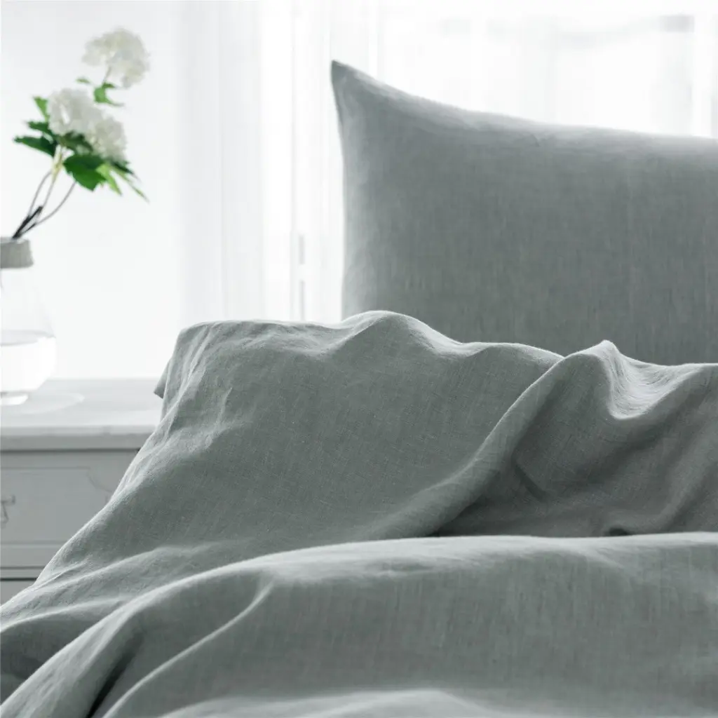 Quality Pillow Cases Set 2 - Standard Size Soft Pillowcases Bedding real linen