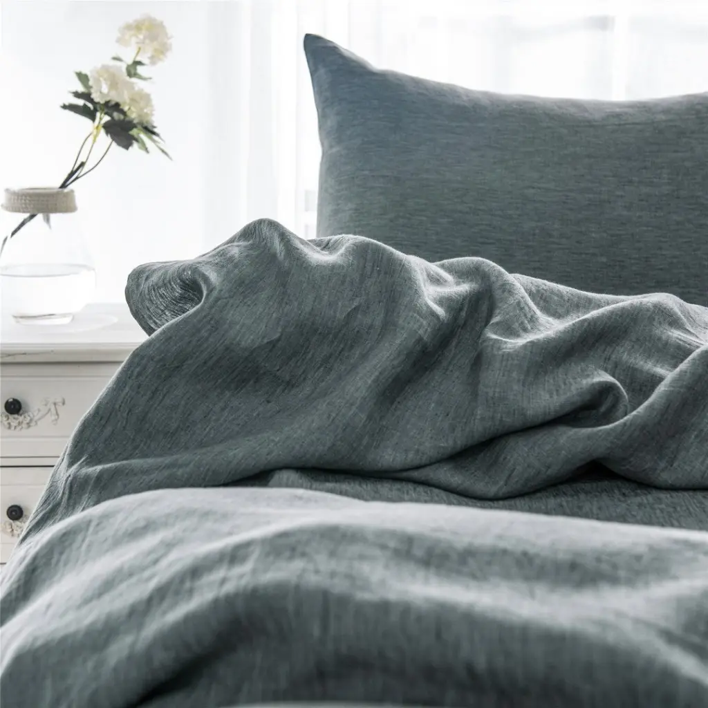 King Size Pillow Cases Set 2 Premium Quality real linen