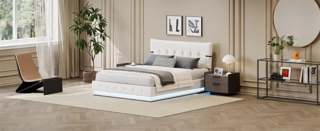 Upholstered Platform Queen Size Hydraulic Storage Bed Lift Up Storage Bed Frame bed best
