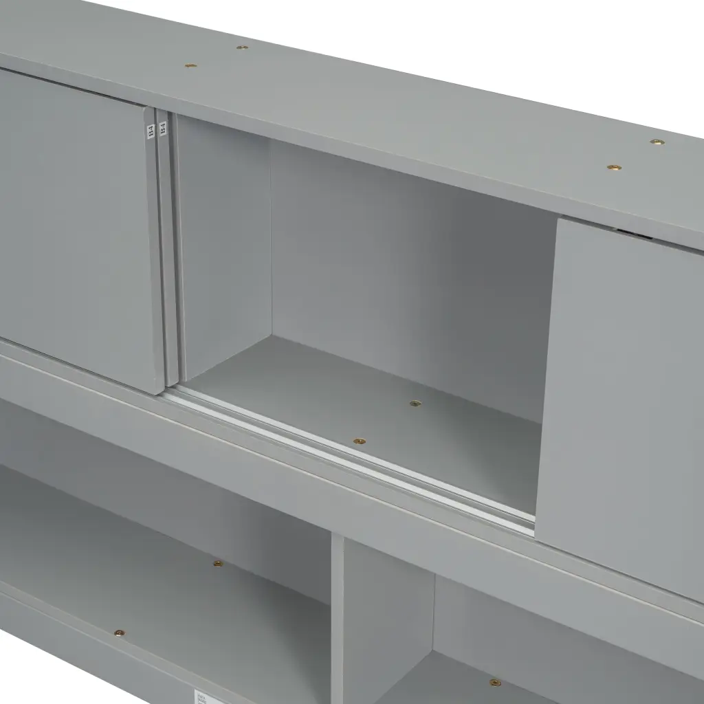Full Floor Bed L Influenced Bookcases Sliding Doors No Slats inspirit