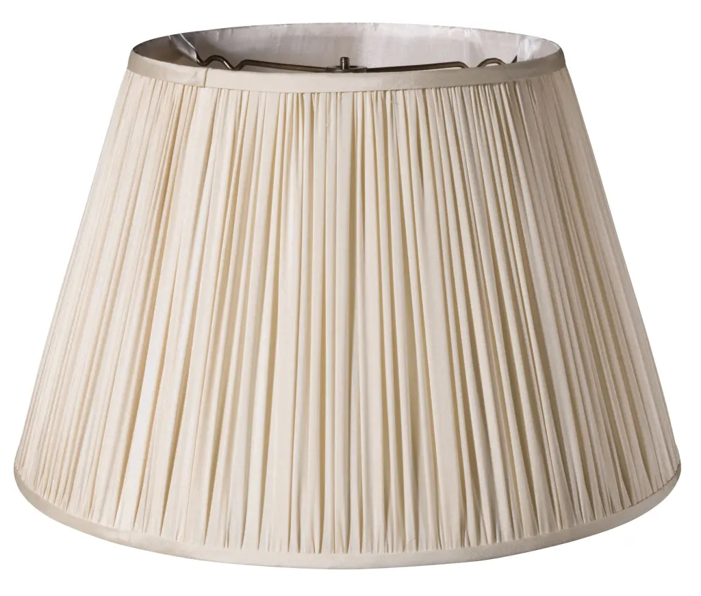 Slant Pencil Pleat Softsupport Lampshade Washer Fitter Magnolia White alabama lamp shades