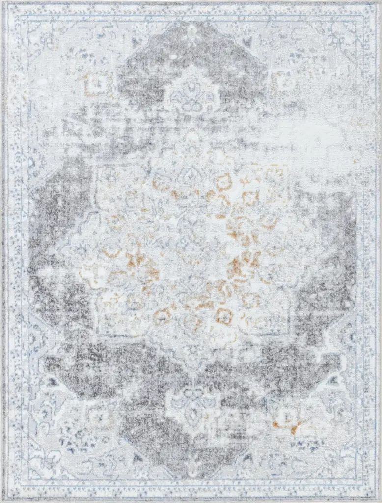 Legacy GC Cam8003 Multi 7 Ft. 10 . X 9 Ft. 10 . Area Rug - White icona home decor