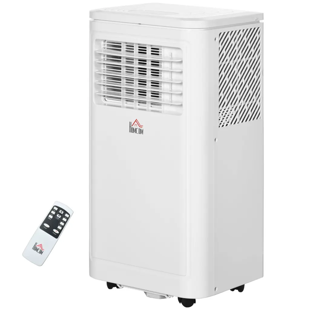 Homcom 8000 BTU Travel Friendly Air Conditioner Evaporative Cooler White Portable AC aosom business
