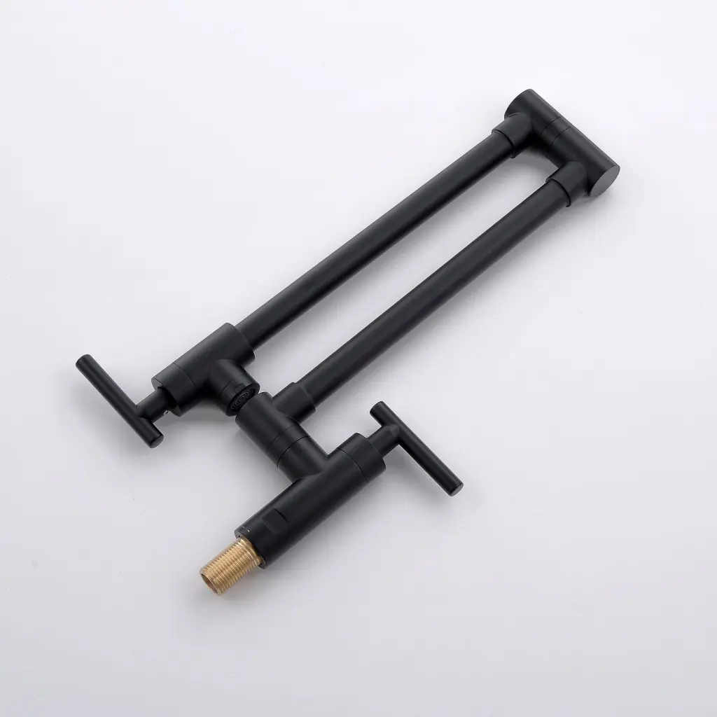 Brass Pot Filler Wall Mount Commercial Faucet Copper Finish rnb