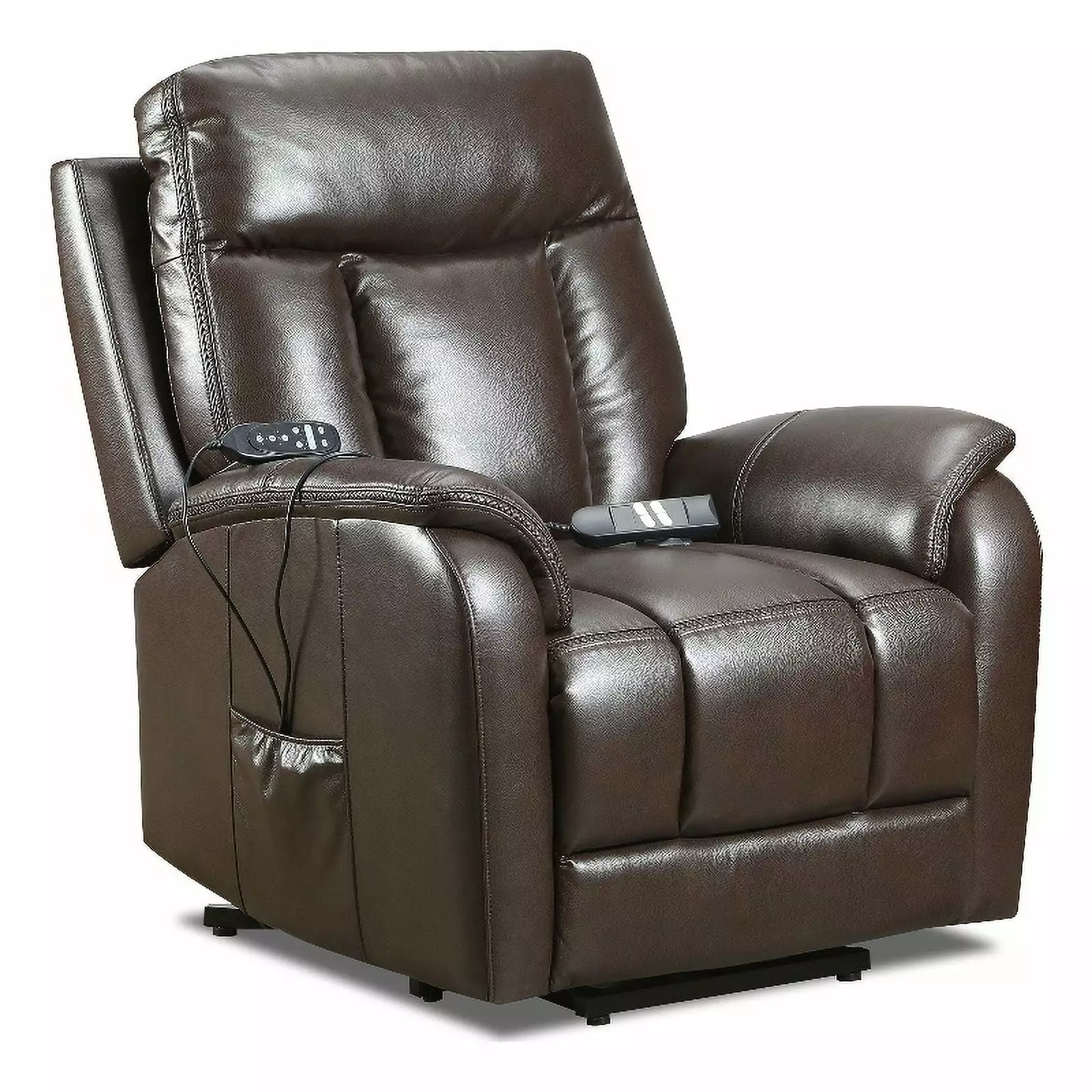 Behold Home Jamey Chocolate Power Lift Recliner Comfortable Living Room Furniture