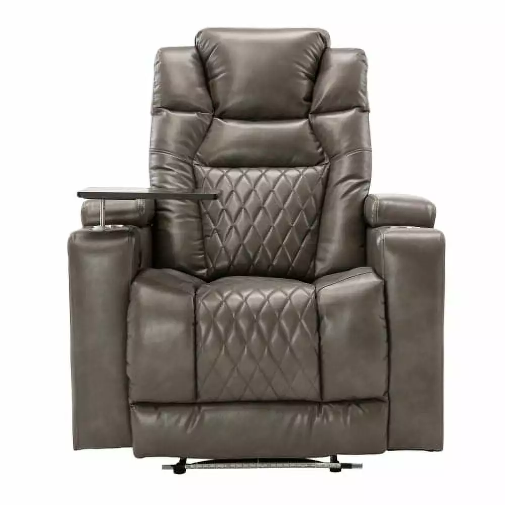 Goldmeet Power Motion Recliner USB Charging Hidden Arm Storage Home Theater Seating