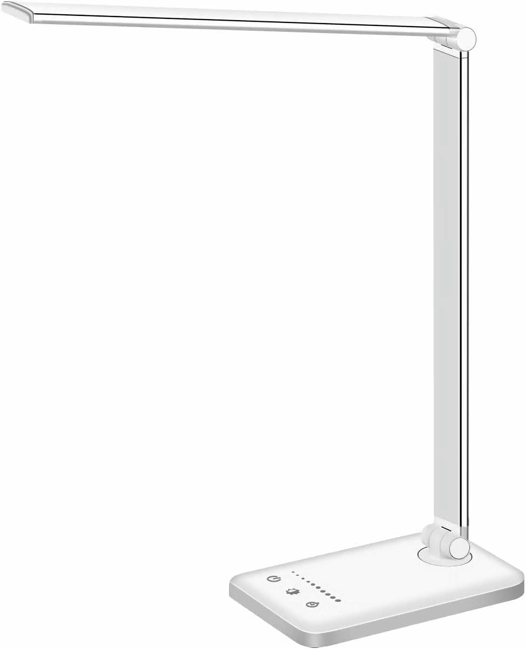LED Desk Lamp Dimmable Table Lamp Reading Lamp USB Charging Port 5 Lighting Modes Sensitive Control 30 60 Minutes Auto-Off...