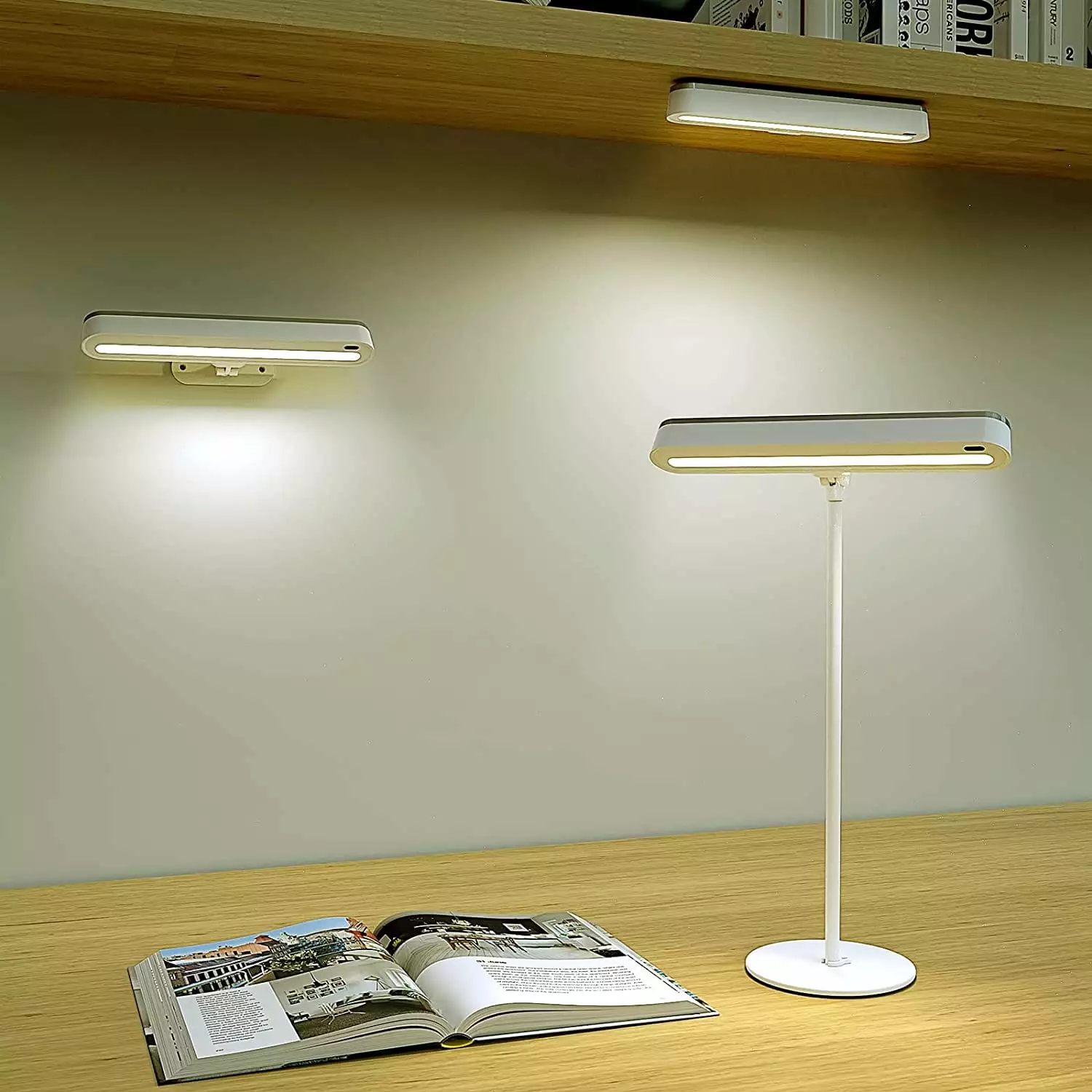 Rechargeable LED Desk Lamp Battery Operated Dimmable Magnetic